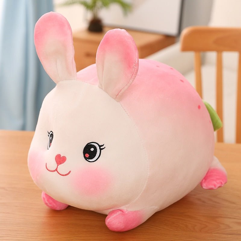 Kawaiimi - plush toys - Pink Strawberry Bunny Plushie - 18