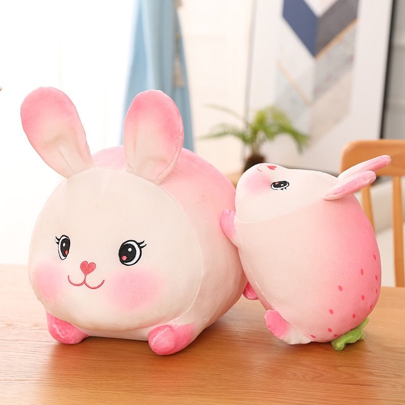Kawaiimi - plush toys - Pink Strawberry Bunny Plushie - 14