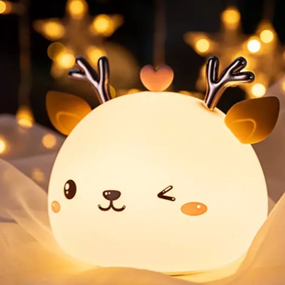 Kawaiimi - home & living - Pixie Reindeer Night Light - 1