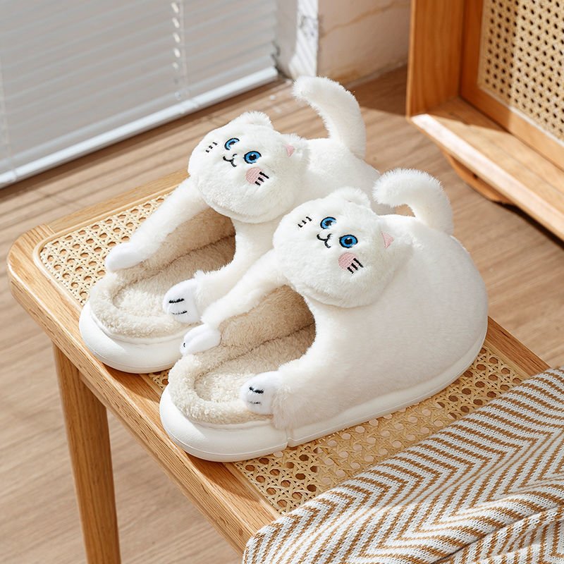 Kawaiimi - flip-flops, shoes & slippers for women - Purrfect Paw Home Slippers - 1