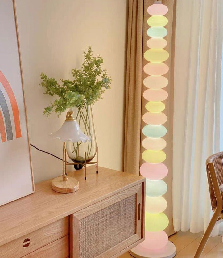 Kawaiimi - home & living - Rainbow Candy Glass Lamp - 7