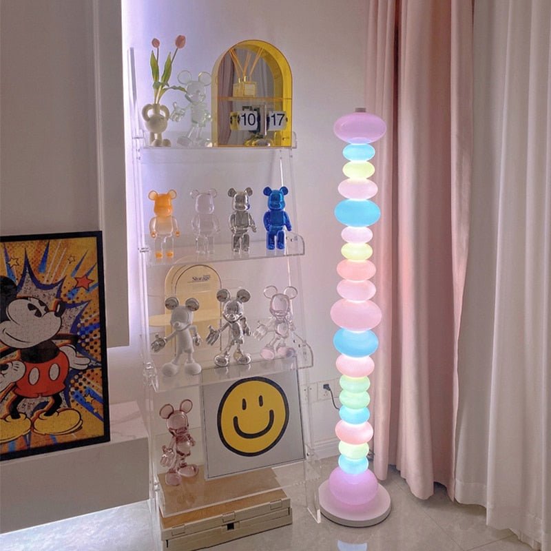 Kawaiimi - home & living - Rainbow Candy Glass Lamp - 1