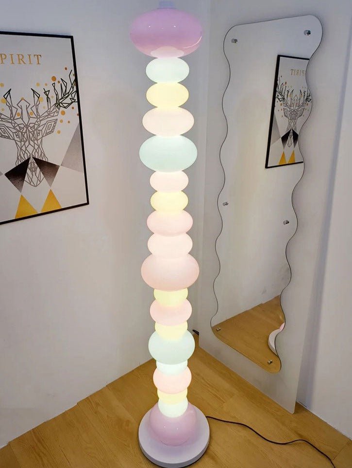 Kawaiimi - home & living - Rainbow Candy Glass Lamp - 8