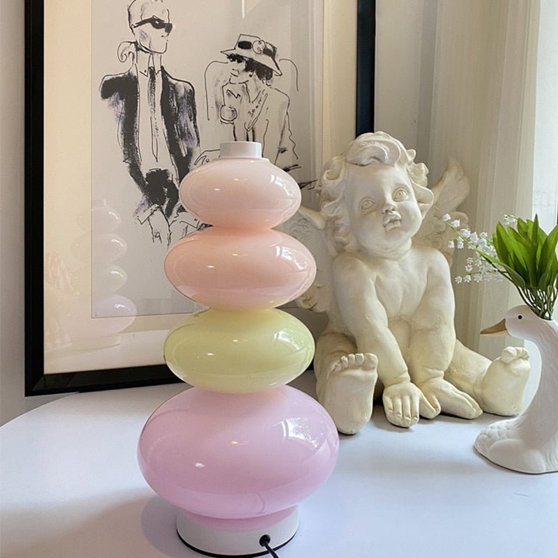 Kawaiimi - home & living - Rainbow Candy Glass Lamp - 5