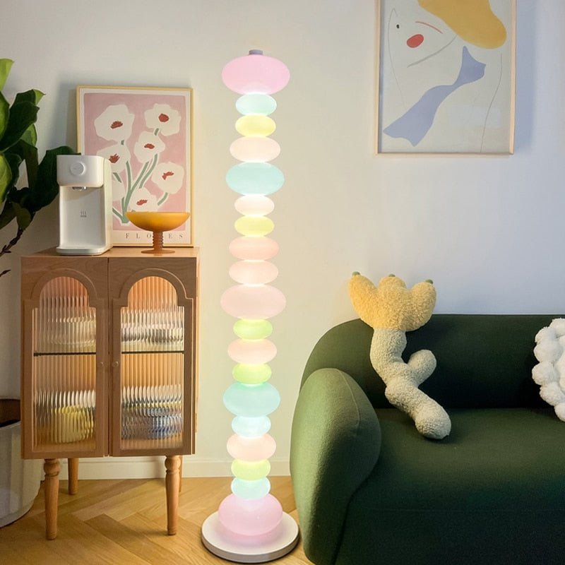Kawaiimi - home & living - Rainbow Candy Glass Lamp - 3
