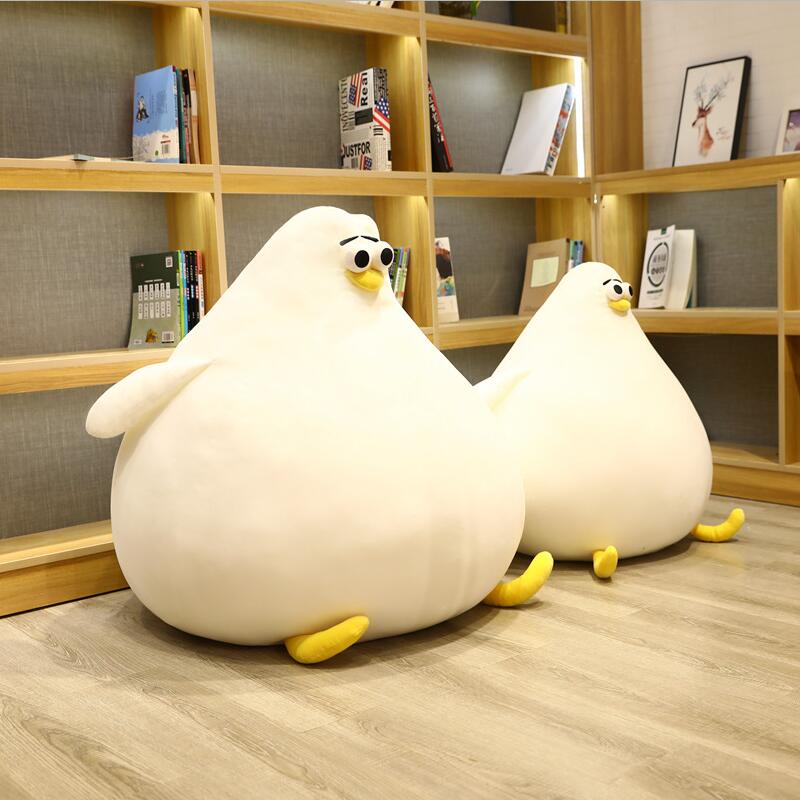Kawaiimi - plush toys - Roly-Poly Chubby Seagull Plush - 1