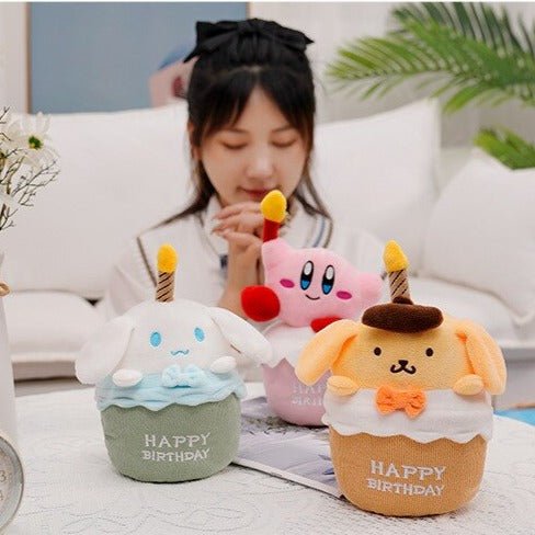 Kawaiimi - plush toys & gifts - Sanrio Birthday Cake Plushies - 12