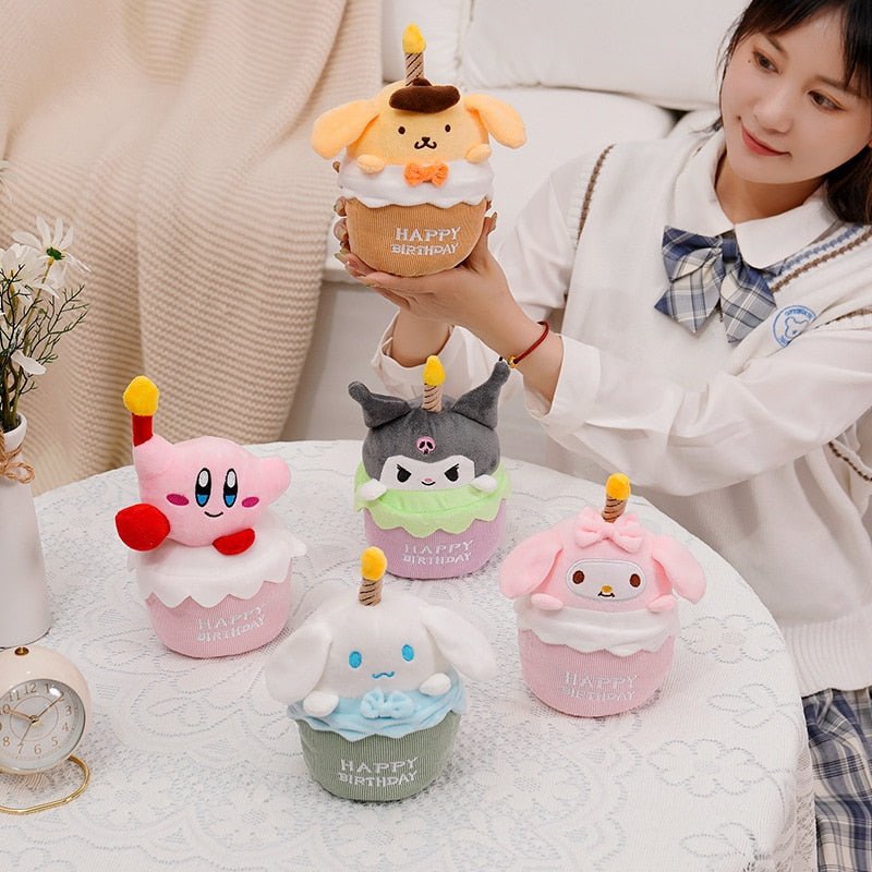 Kawaiimi - plush toys & gifts - Sanrio Birthday Cake Plushies - 1