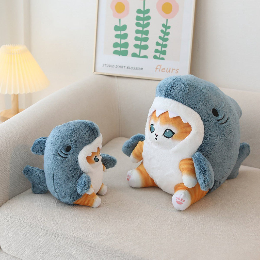 Kawaiimi - soft dolls & plush animals - Sharky Cat Plushie - 6