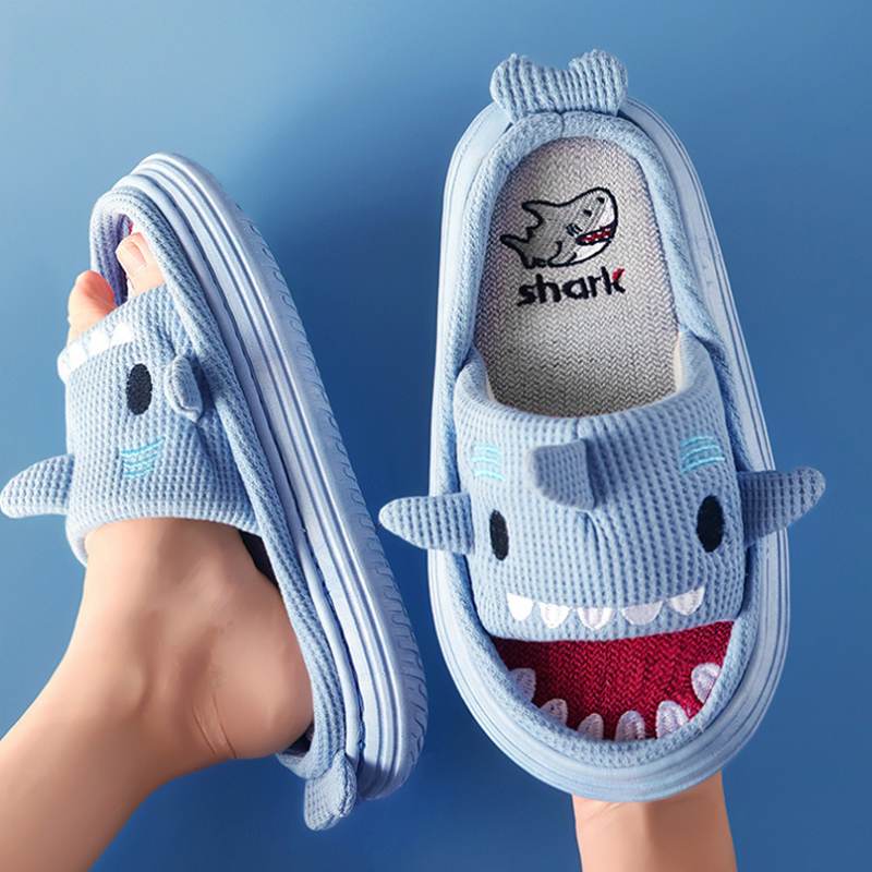 Kawaiimi - flip-flops, shoes & slippers for women - Sharky Snuggle Slippers - 4