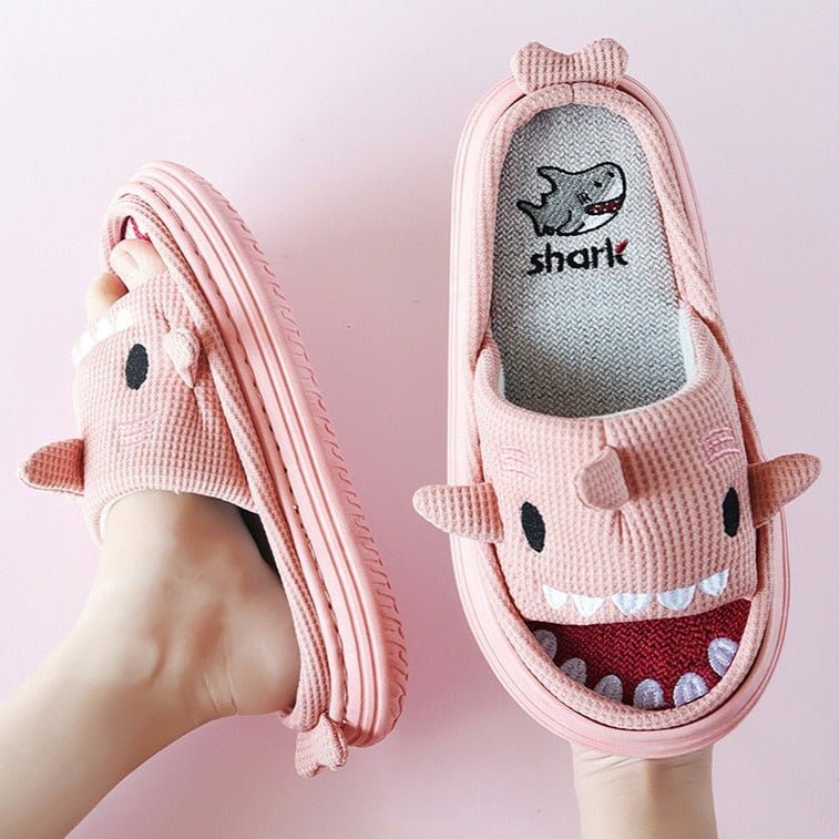Kawaiimi - flip-flops, shoes & slippers for women - Sharky Snuggle Slippers - 3