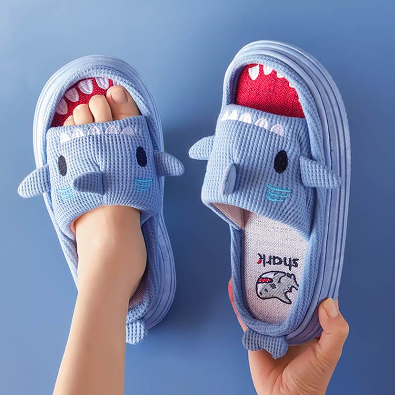 Kawaiimi - flip-flops, shoes & slippers for women - Sharky Snuggle Slippers - 1