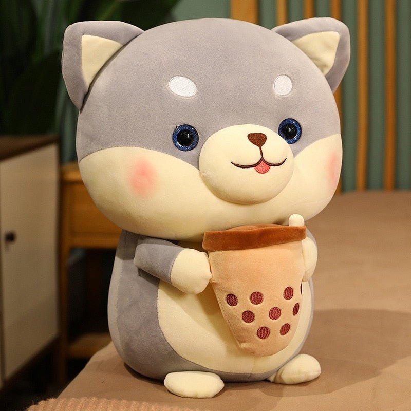 Kawaiimi - plush toys - Shiba Inu Bubble Tea Plush - 9