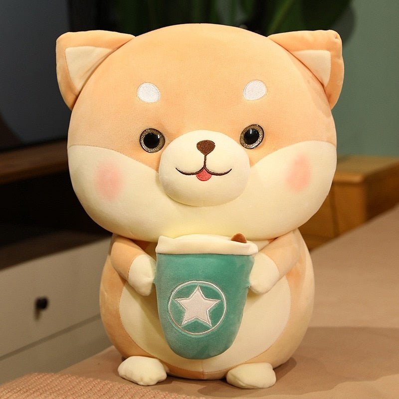 Kawaiimi - plush toys - Shiba Inu Bubble Tea Plush - 11