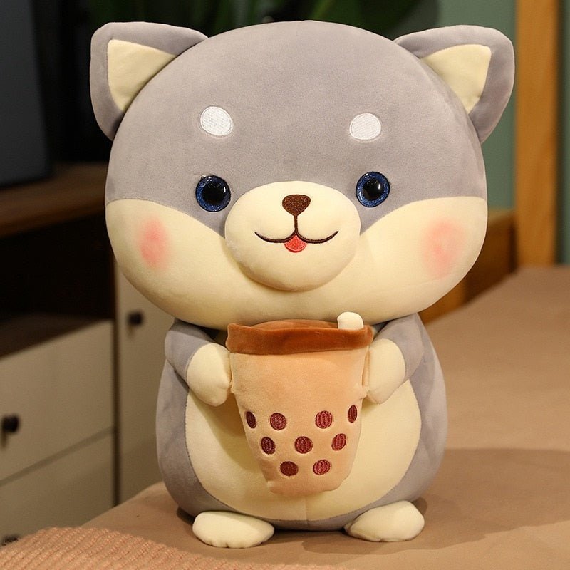 Kawaiimi - plush toys - Shiba Inu Bubble Tea Plush - 10