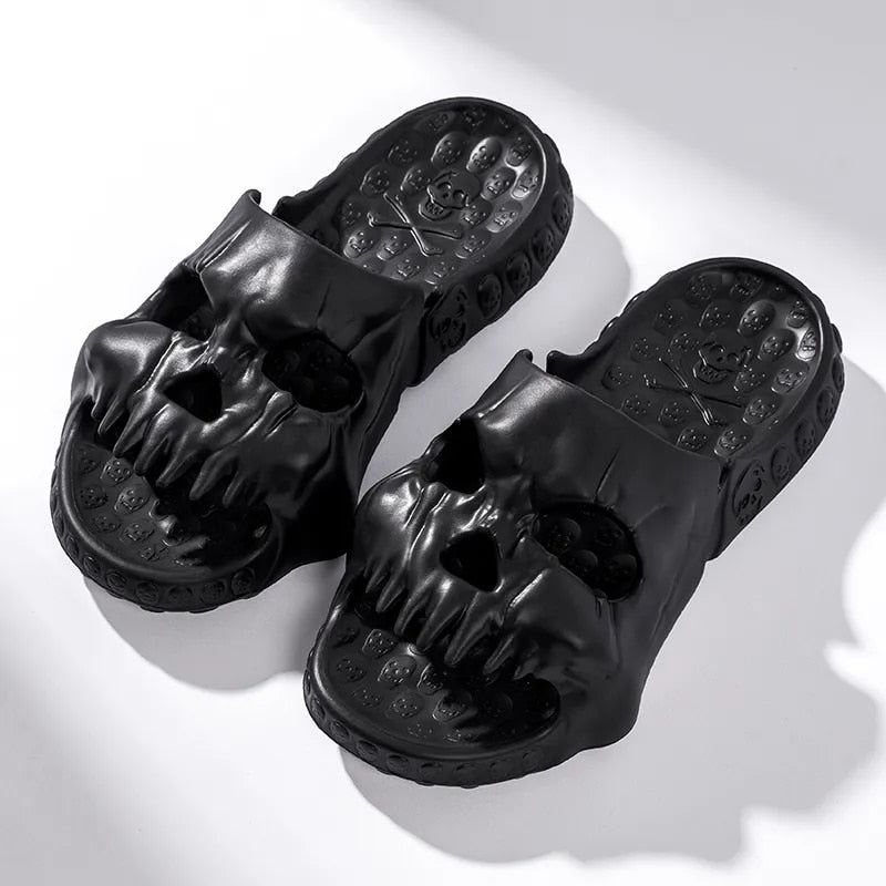 Kawaiimi - fashion party & outdoor footwear - Skully Snuggler Home Slippers - 3