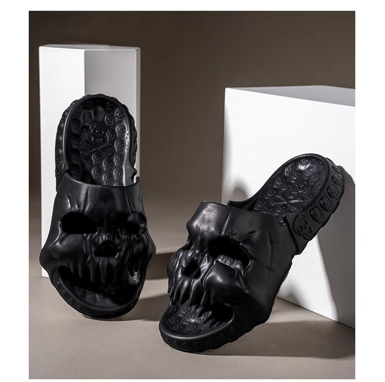 Kawaiimi - fashion party & outdoor footwear - Skully Snuggler Home Slippers - 16