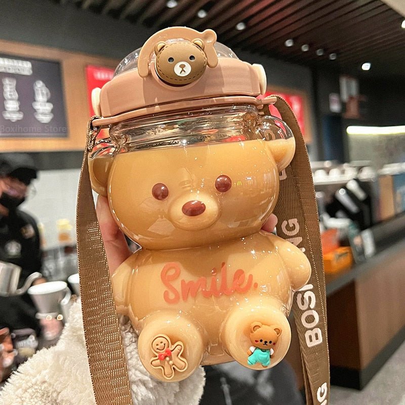 Kawaiimi - accessories - Smiley Bear Drinking Bottles - 1