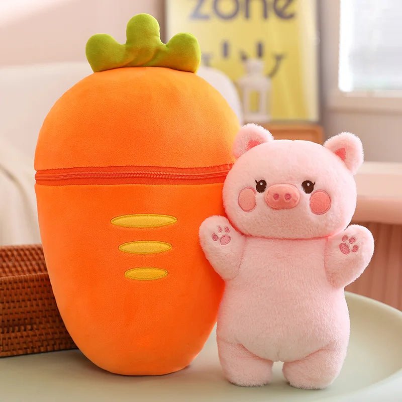 Kawaiimi - cute plushies for women & adults - Snuggleberry Bunny & Piggy Plushies - 4