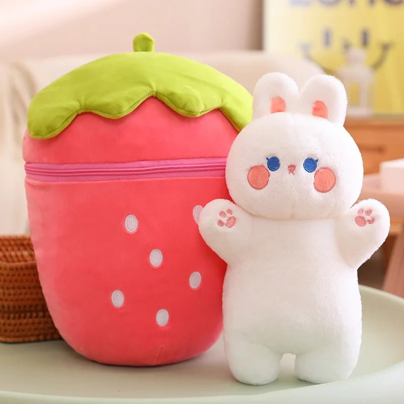 Kawaiimi - cute plushies for women & adults - Snuggleberry Bunny & Piggy Plushies - 3