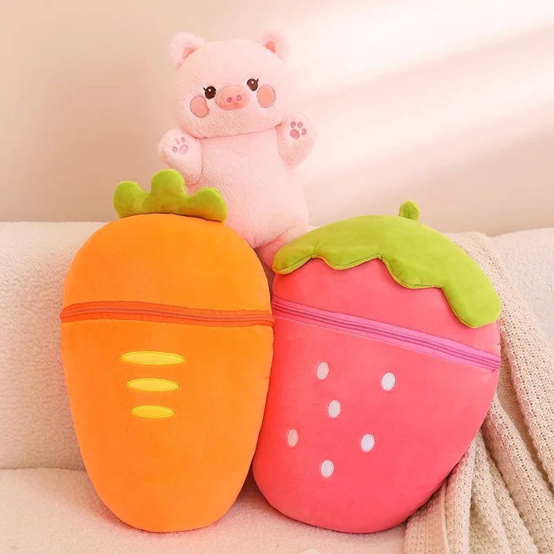 Kawaiimi - cute plushies for women & adults - Snuggleberry Bunny & Piggy Plushies - 10