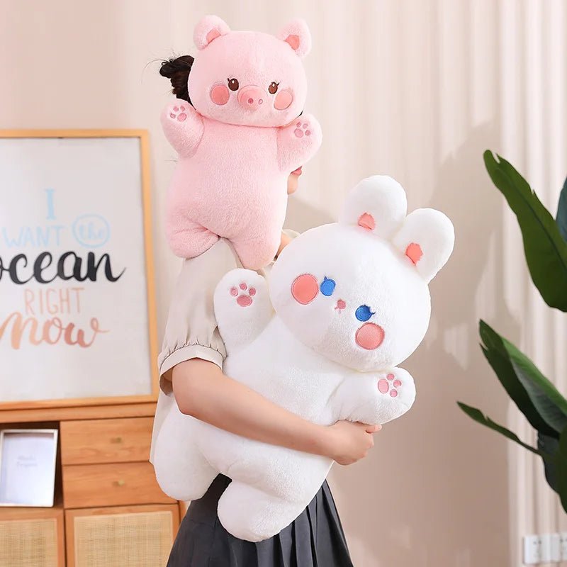 Kawaiimi - cute plushies for women & adults - Snuggleberry Bunny & Piggy Plushies - 17