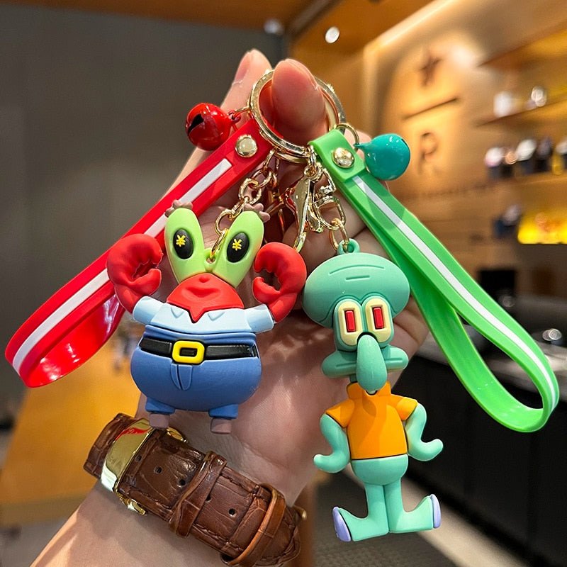 Kawaiimi - accessories, keyholders & bag charms - SpongeBob Family Keychains - 3