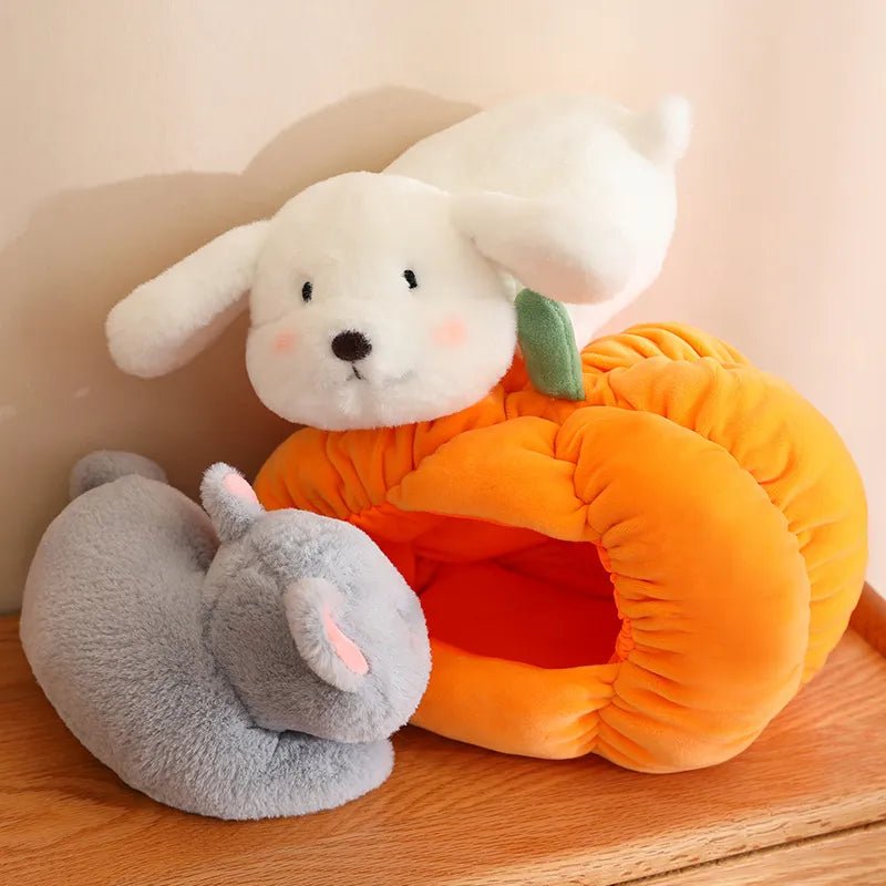 Kawaiimi - cute soft plush toys for children - Squashy Pumpkin Pet Plushie - 18