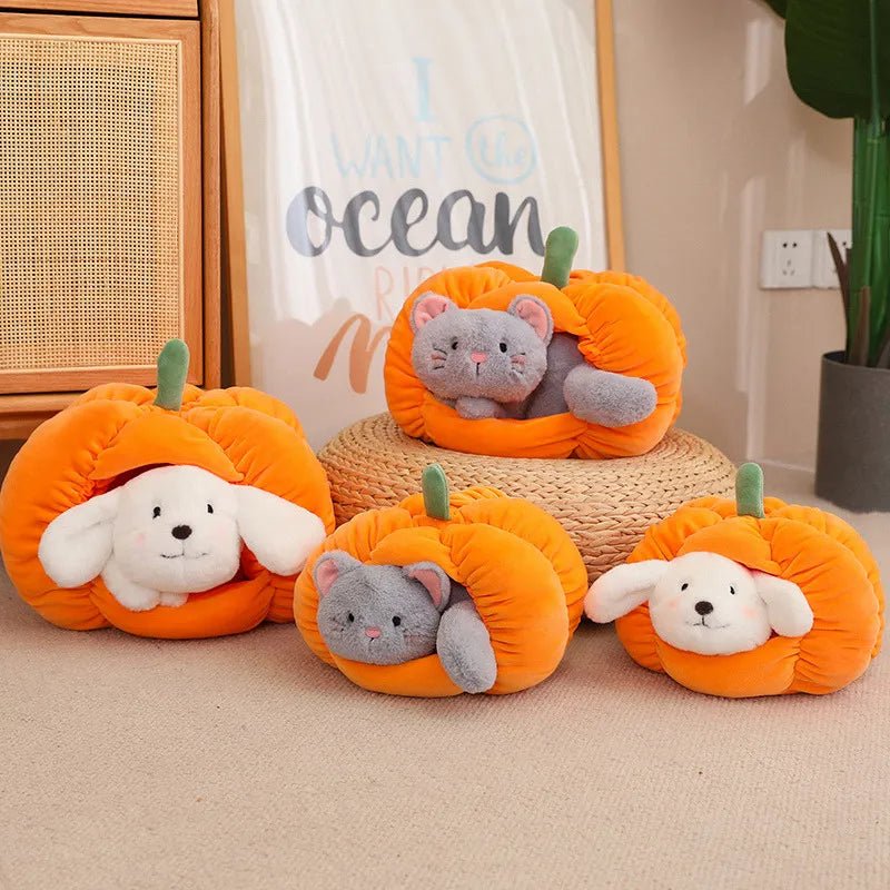 Kawaiimi - cute soft plush toys for children - Squashy Pumpkin Pet Plushie - 26