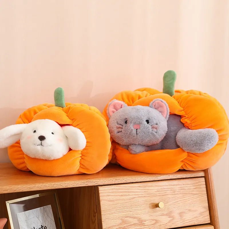 Kawaiimi - cute soft plush toys for children - Squashy Pumpkin Pet Plushie - 25