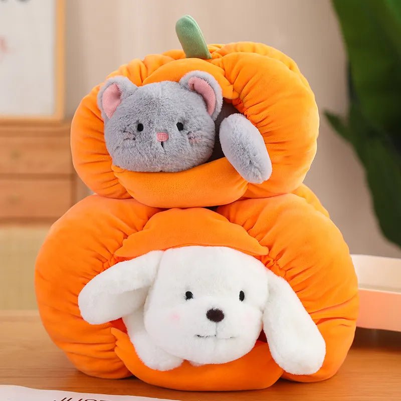 Kawaiimi - cute soft plush toys for children - Squashy Pumpkin Pet Plushie - 24