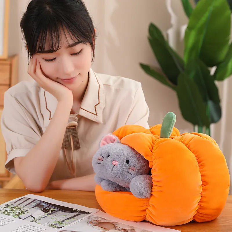 Kawaiimi - cute soft plush toys for children - Squashy Pumpkin Pet Plushie - 11