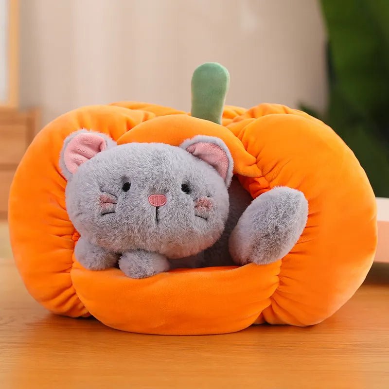 Kawaiimi - cute soft plush toys for children - Squashy Pumpkin Pet Plushie - 20