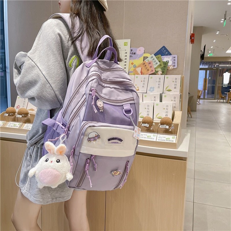 Kawaiimi - outdoor adventure accessories - Style Maven School Backpack - 5