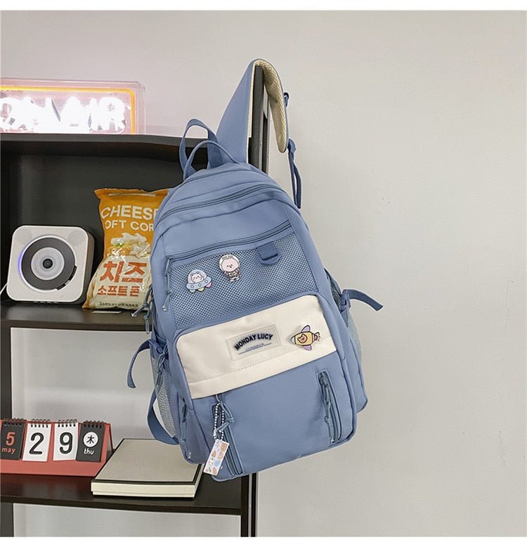 Kawaiimi - outdoor adventure accessories - Style Maven School Backpack - 18