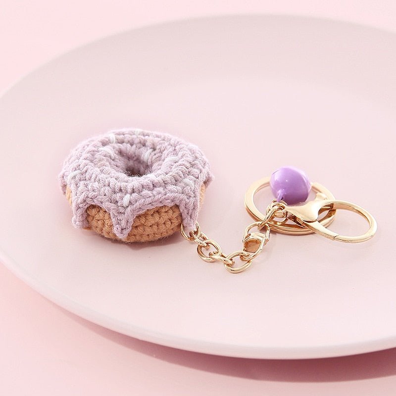 Kawaiimi - accessories, keyholders & bag charms - Sugar Rush Donut Crocheted Keychains - 2