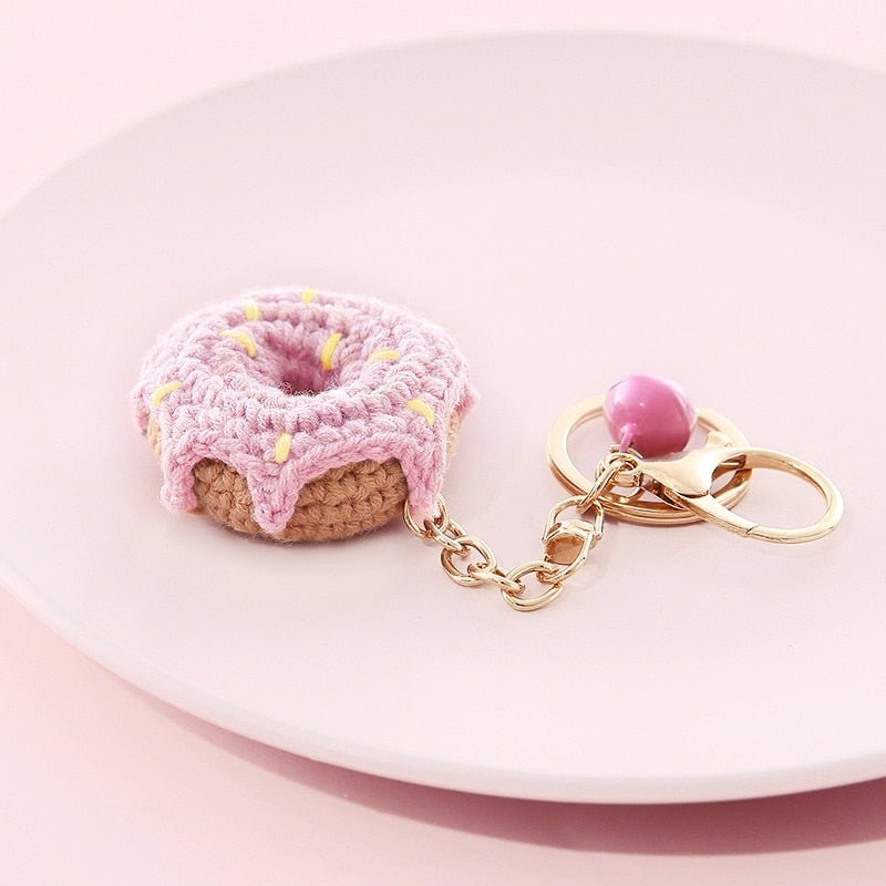 Kawaiimi - accessories, keyholders & bag charms - Sugar Rush Donut Crocheted Keychains - 5
