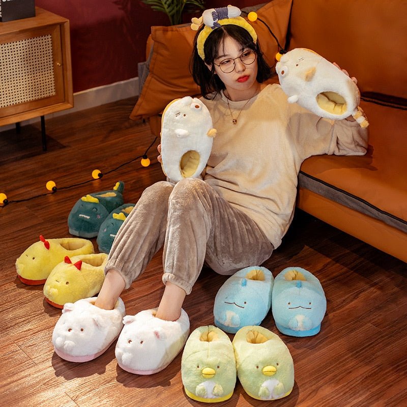 Kawaiimi - flip-flops, shoes & slippers for women - Sumikko Gurashi Home Slippers - 2