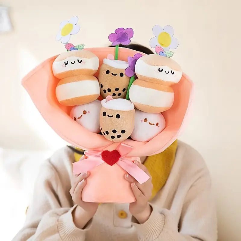 Kawaiimi - most amazing & cute gift ideas - Sweet PancakeBoba Plush Bouquet - 2
