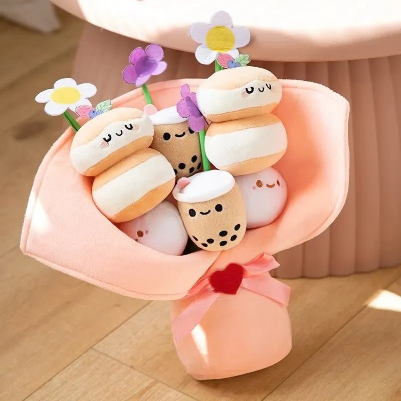 Kawaiimi - most amazing & cute gift ideas - Sweet PancakeBoba Plush Bouquet - 7