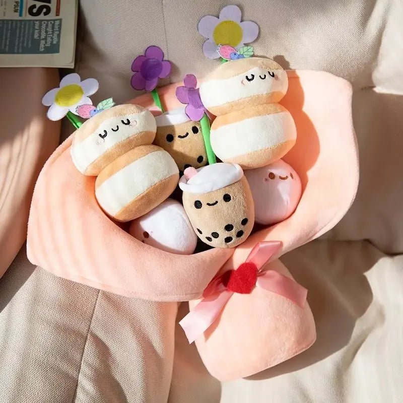Kawaiimi - most amazing & cute gift ideas - Sweet PancakeBoba Plush Bouquet - 1