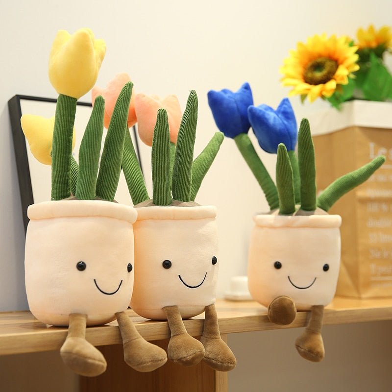 Kawaiimi - plush toys - Sweet Tulip Plant Plushie Collection - 12