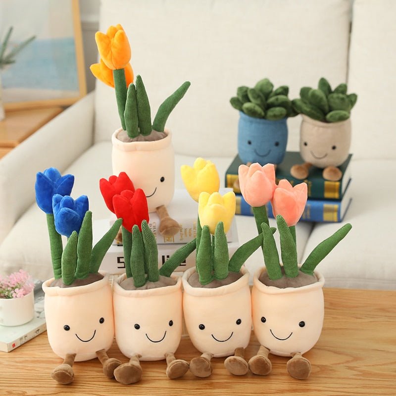 Kawaiimi - plush toys - Sweet Tulip Plant Plushie Collection - 6