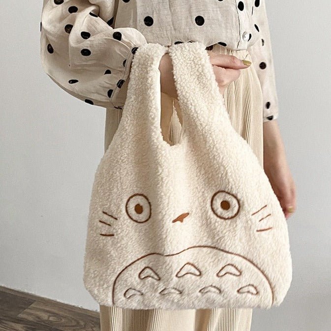 Kawaiimi - apparel and accessories - Totoro Plush Tote Bag - 2