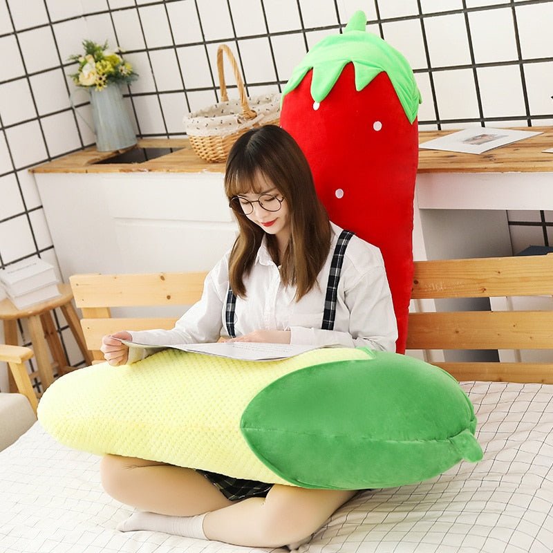 Kawaiimi - plush toys - Veggie Garden Plush Long Pillow - 8