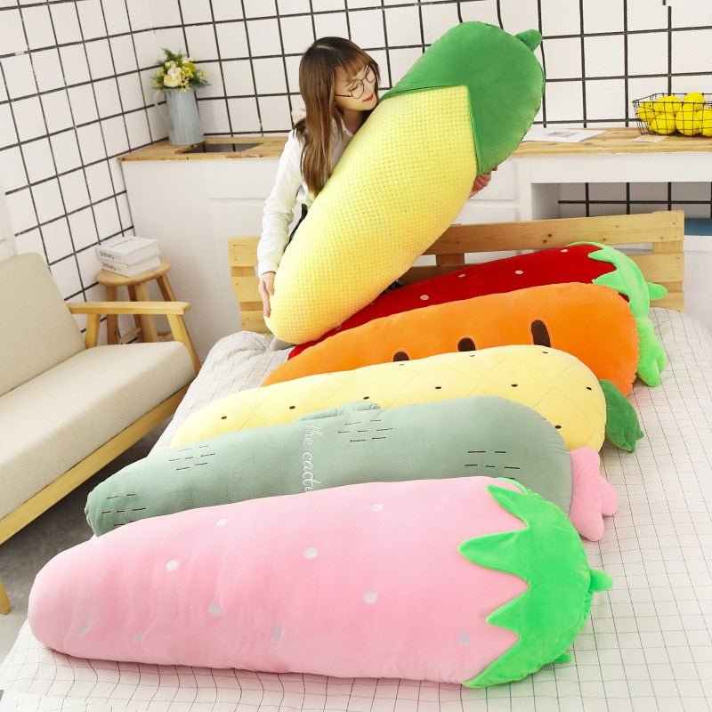 Kawaiimi - plush toys - Veggie Garden Plush Long Pillow - 7