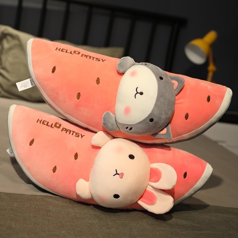 Kawaiimi - plush toys - Watermelon Animal Friends Plush Pillow - 13