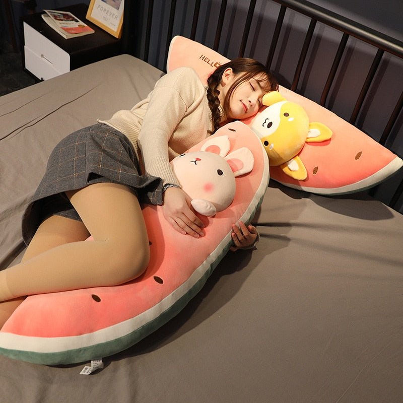 Kawaiimi - plush toys - Watermelon Animal Friends Plush Pillow - 6