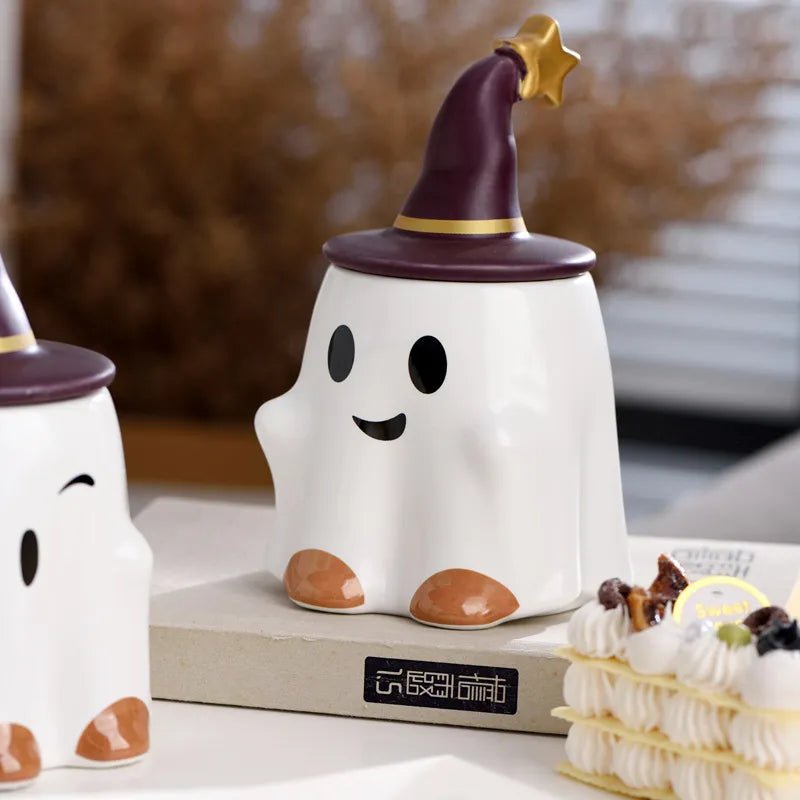 Kawaiimi - spooky & cute gift ideas - Witchy Ghostly Brew Buddy Mug - 8